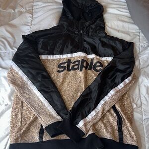 Staple Black and Tan Men's Hoodie